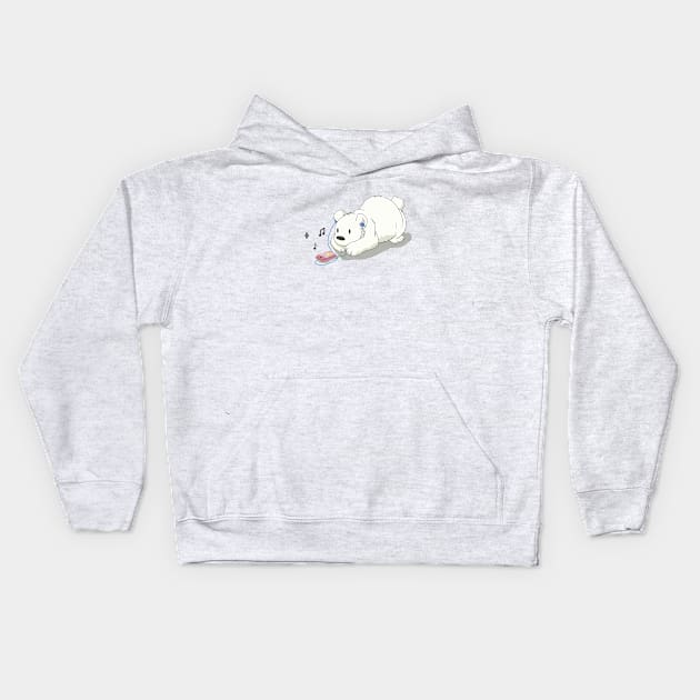 Polar Beats Kids Hoodie by CloudWalkerDesigns